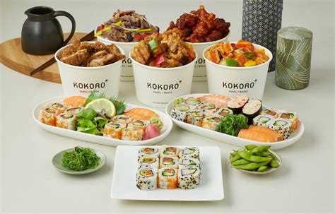 Kokoro: Chicken katsu & sushi .
